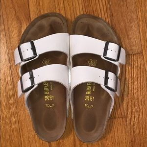 Women’s Arizona Leather Double-Βuckle Sandals